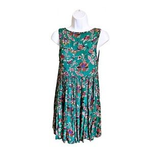 Excellent condition XS American Eagle Green floral dress